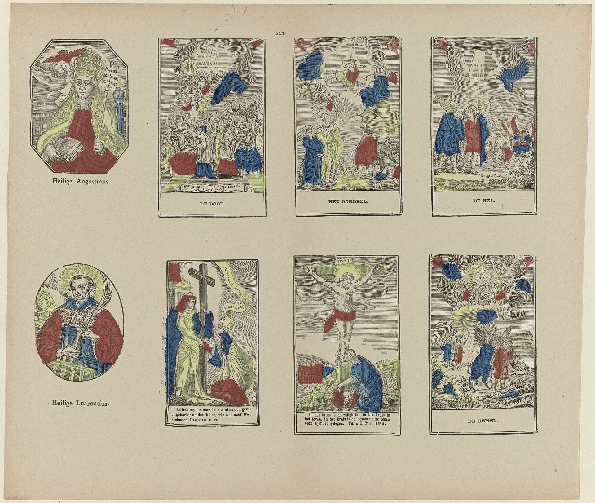 Religieuze voorstellingen by Philippus Jacobus Brepols
