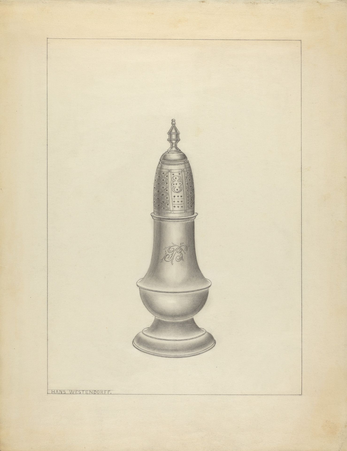 Silver Salt Cellar by Hans Westendorff