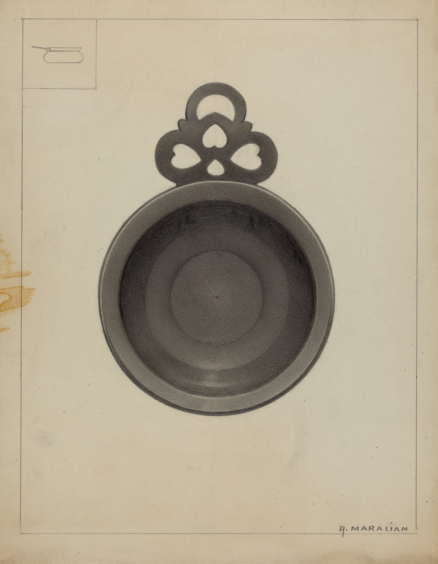 Pewter Porringer by Arsen Maralian