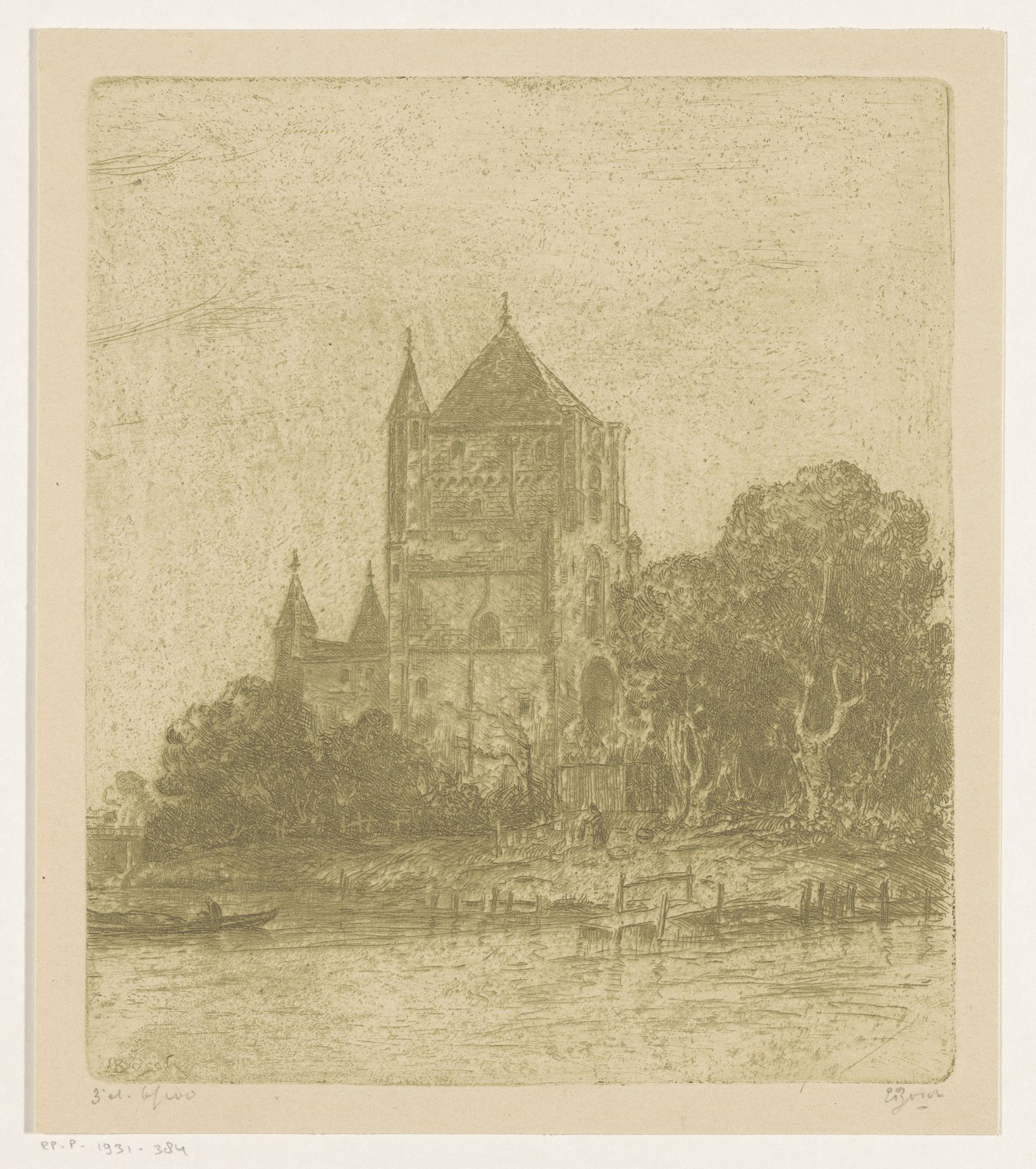 Amsterdamse poort te Haarlem by Etienne Bosch