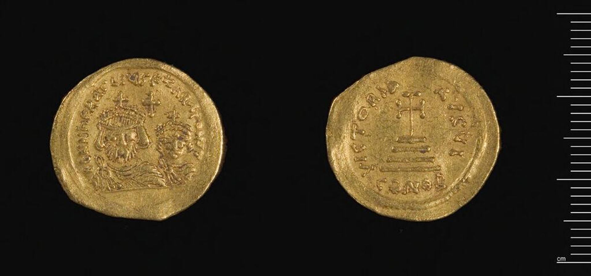 Coin of Herakleios by Abd-al-Malik (Umayyads)