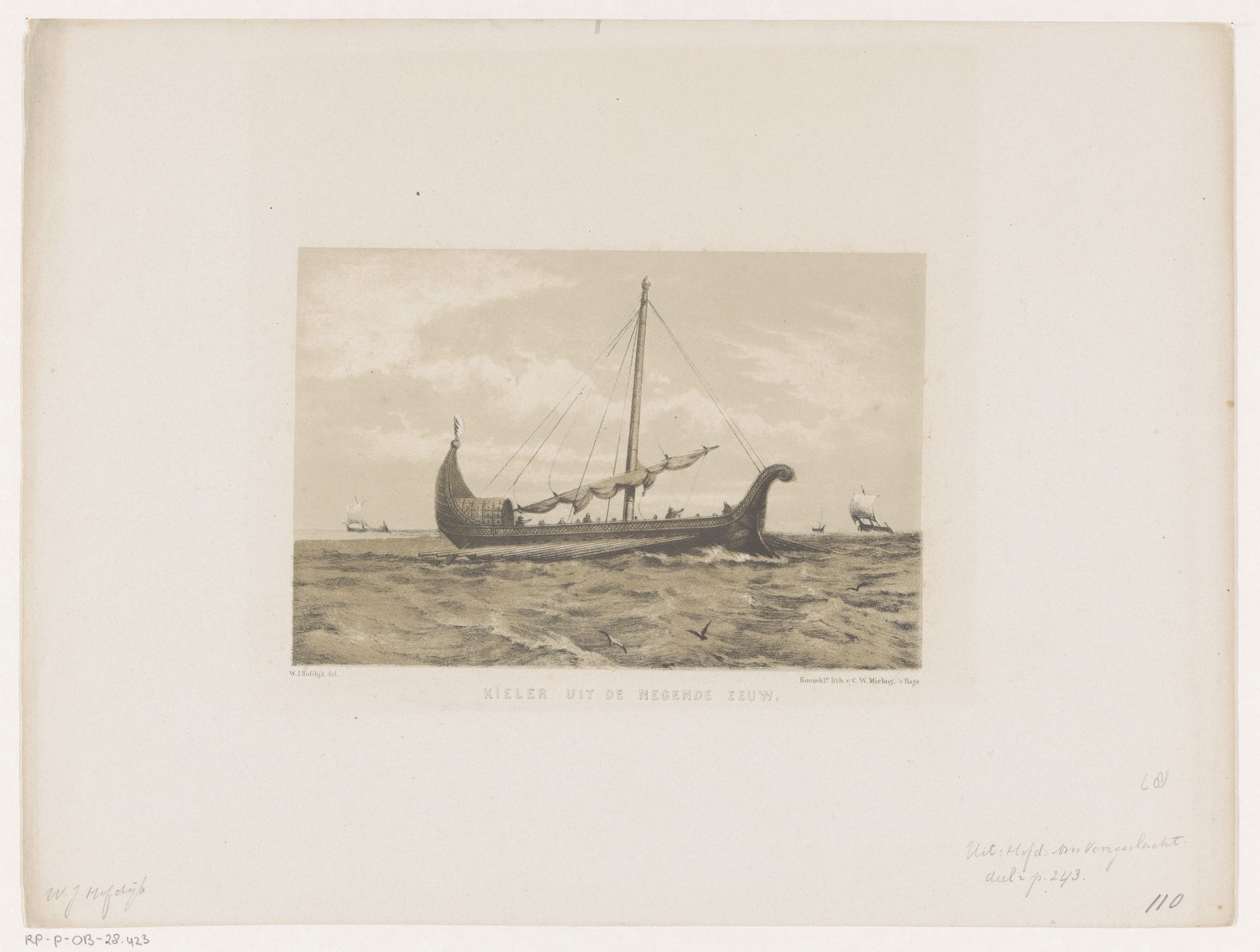 Kieler, 9e eeuw by Willem Jacob Hofdijk