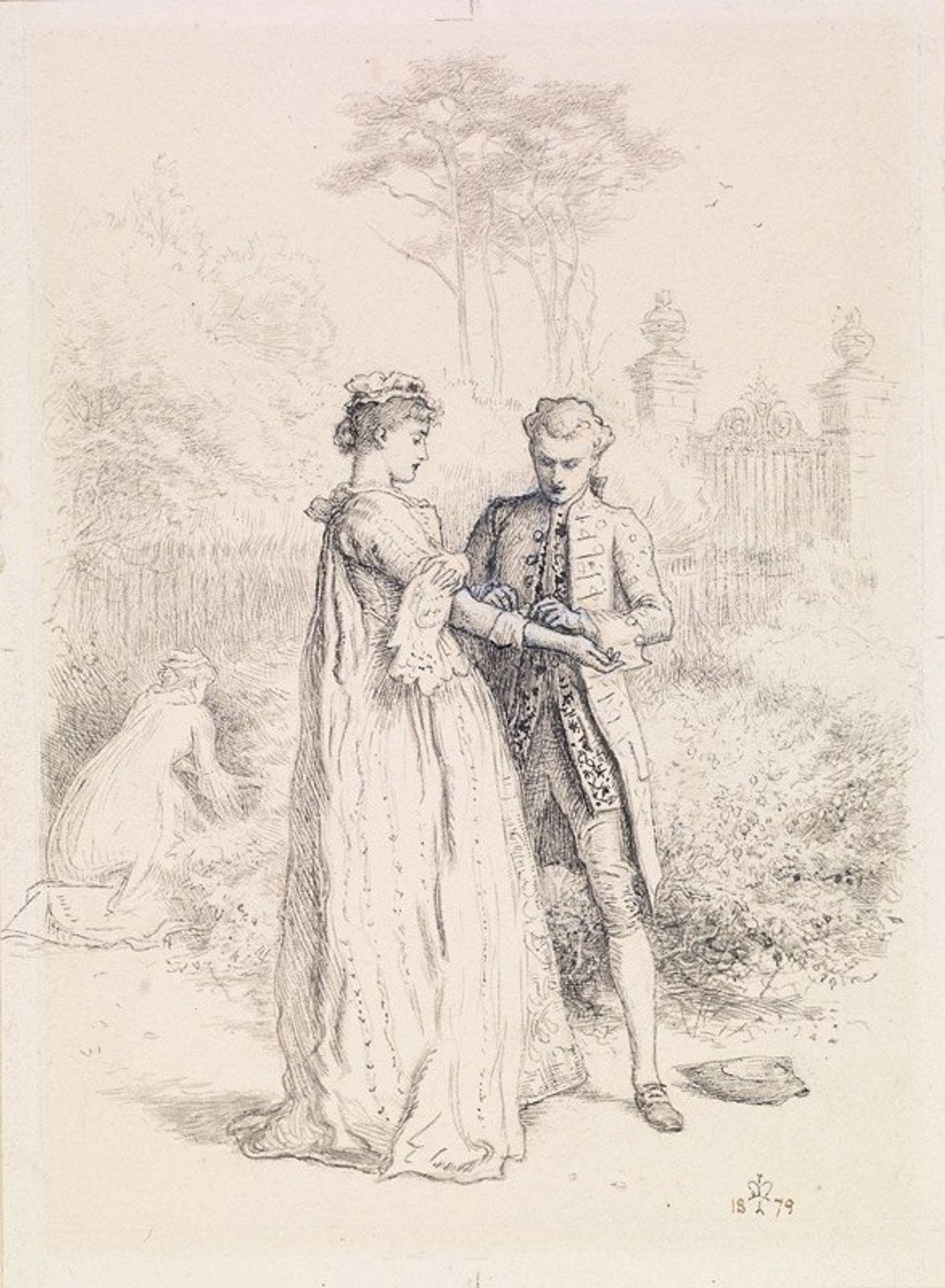 Thackeray’s Barry Lyndon – Barry Lyndon’s First Love by Sir John Everett Millais