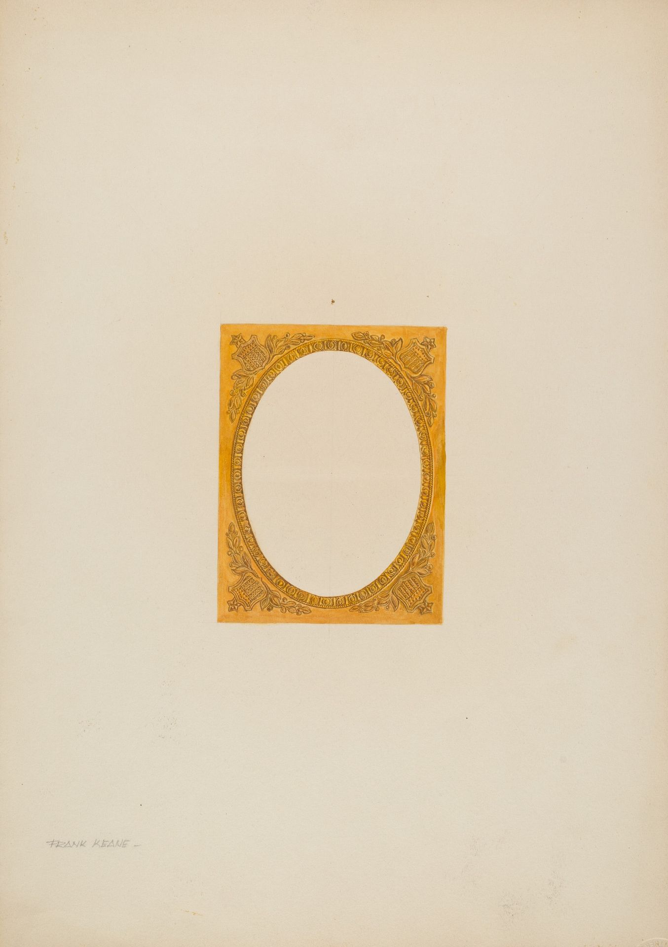 Metal Frame Daguerreotype (Brass) by Frank M. Keane