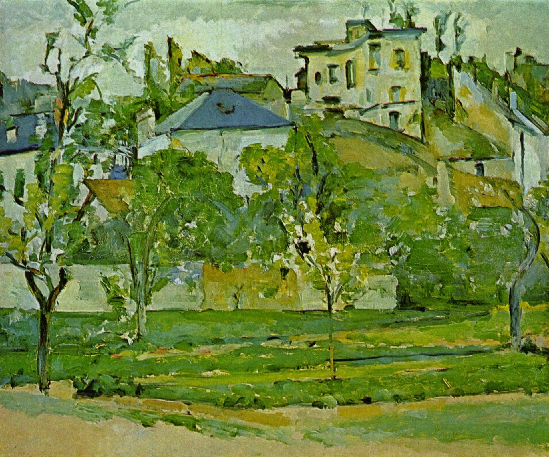 Orchard in Pontoise by Paul Cézanne