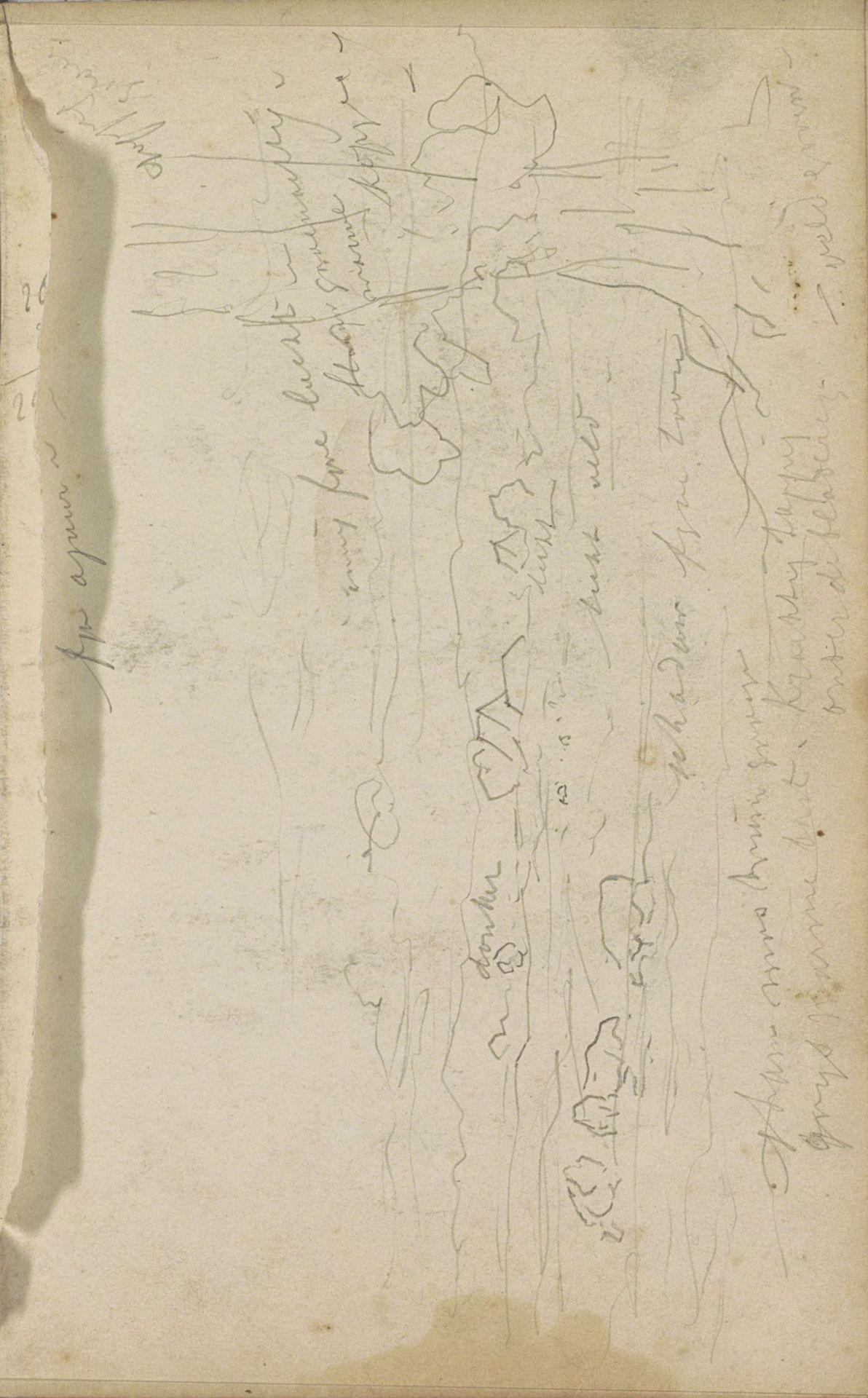 Heuvellandschap met bomen by Johannes Tavenraat
