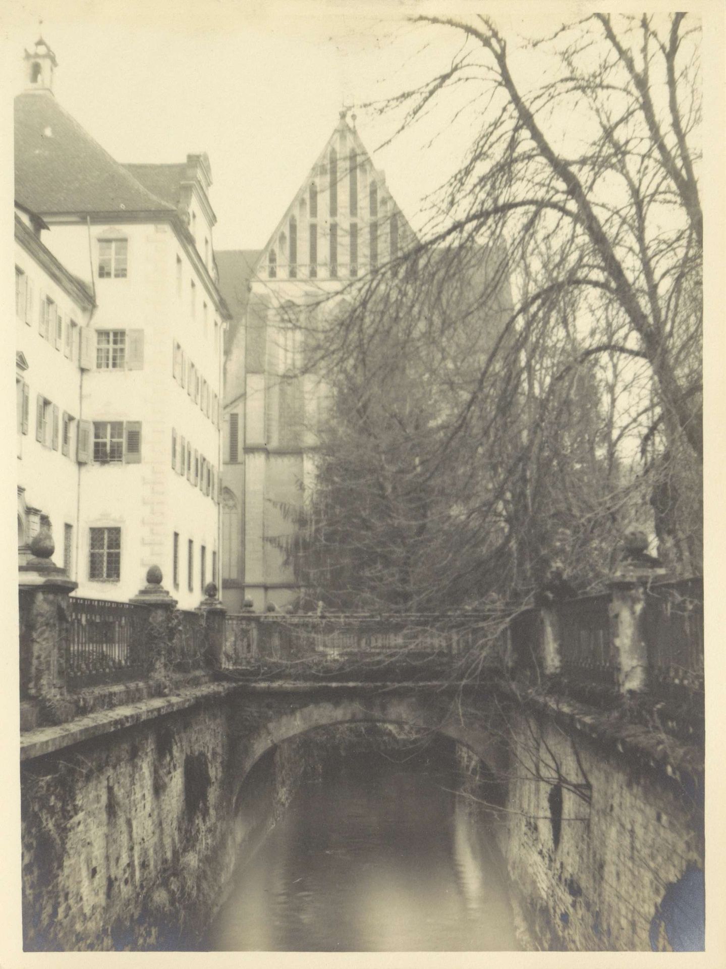 Gebouwen van Schule Schloss Salem aan het water by Anonymous