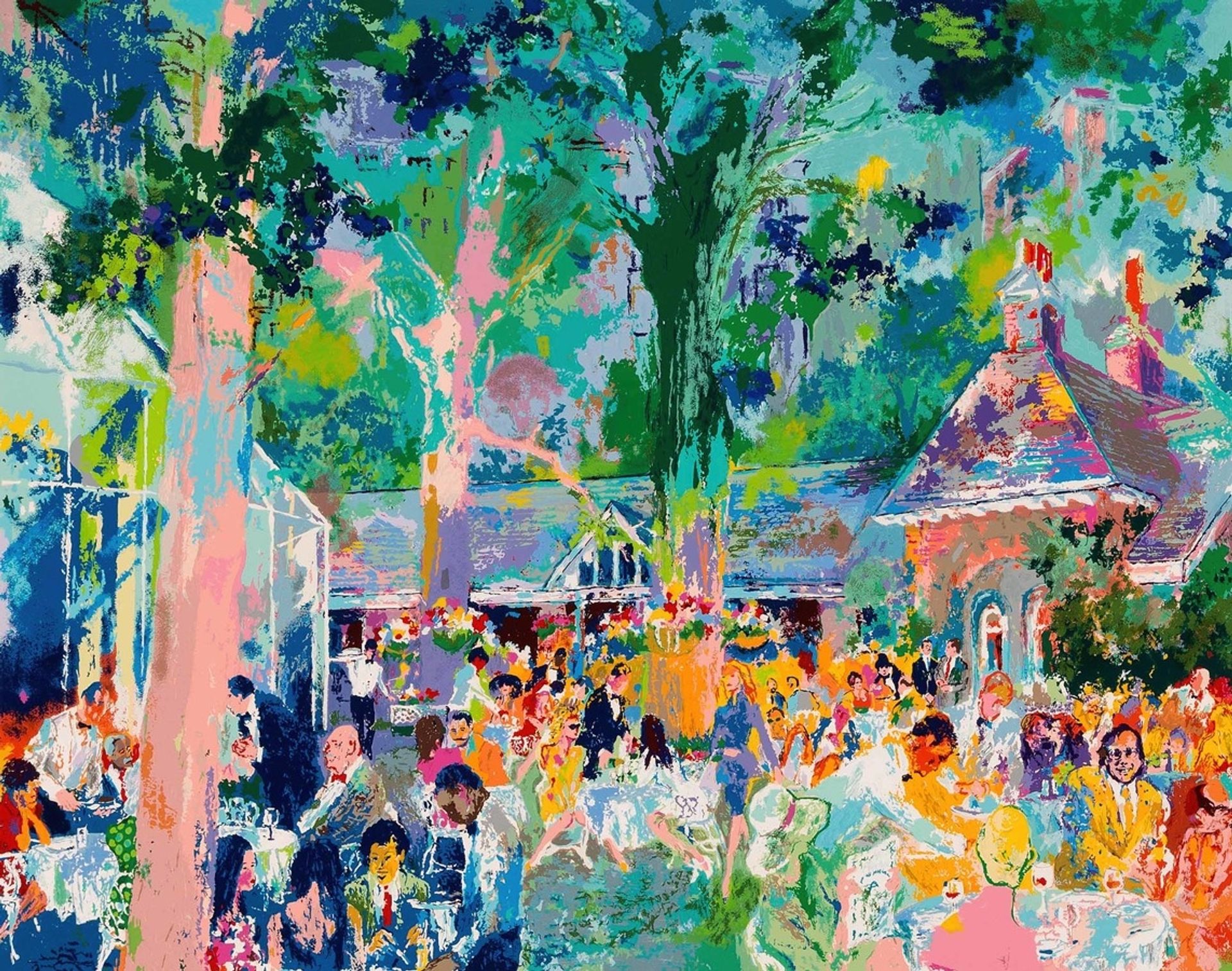 Tavern on the Green by LeRoy Neiman