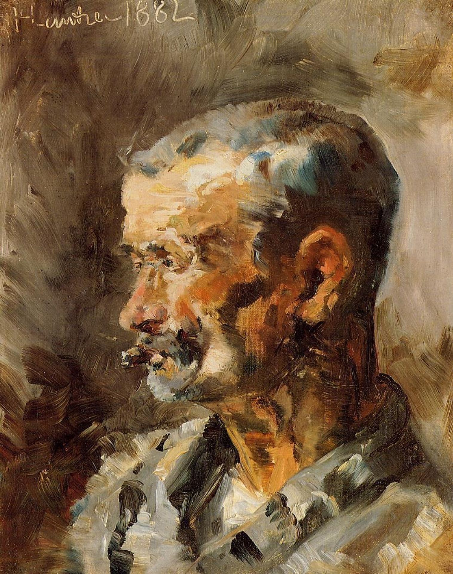 A Worker at Celeyran by Henri de Toulouse-Lautrec
