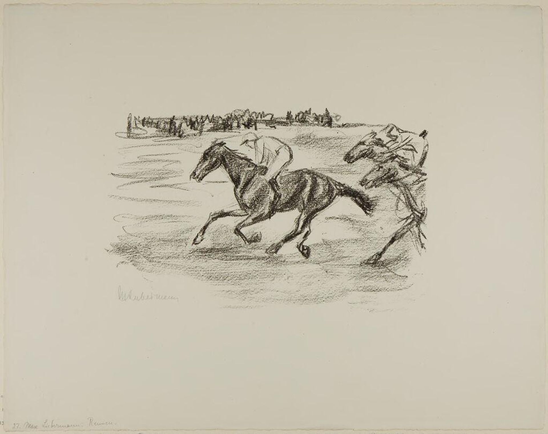 Horse Race by Max Liebermann