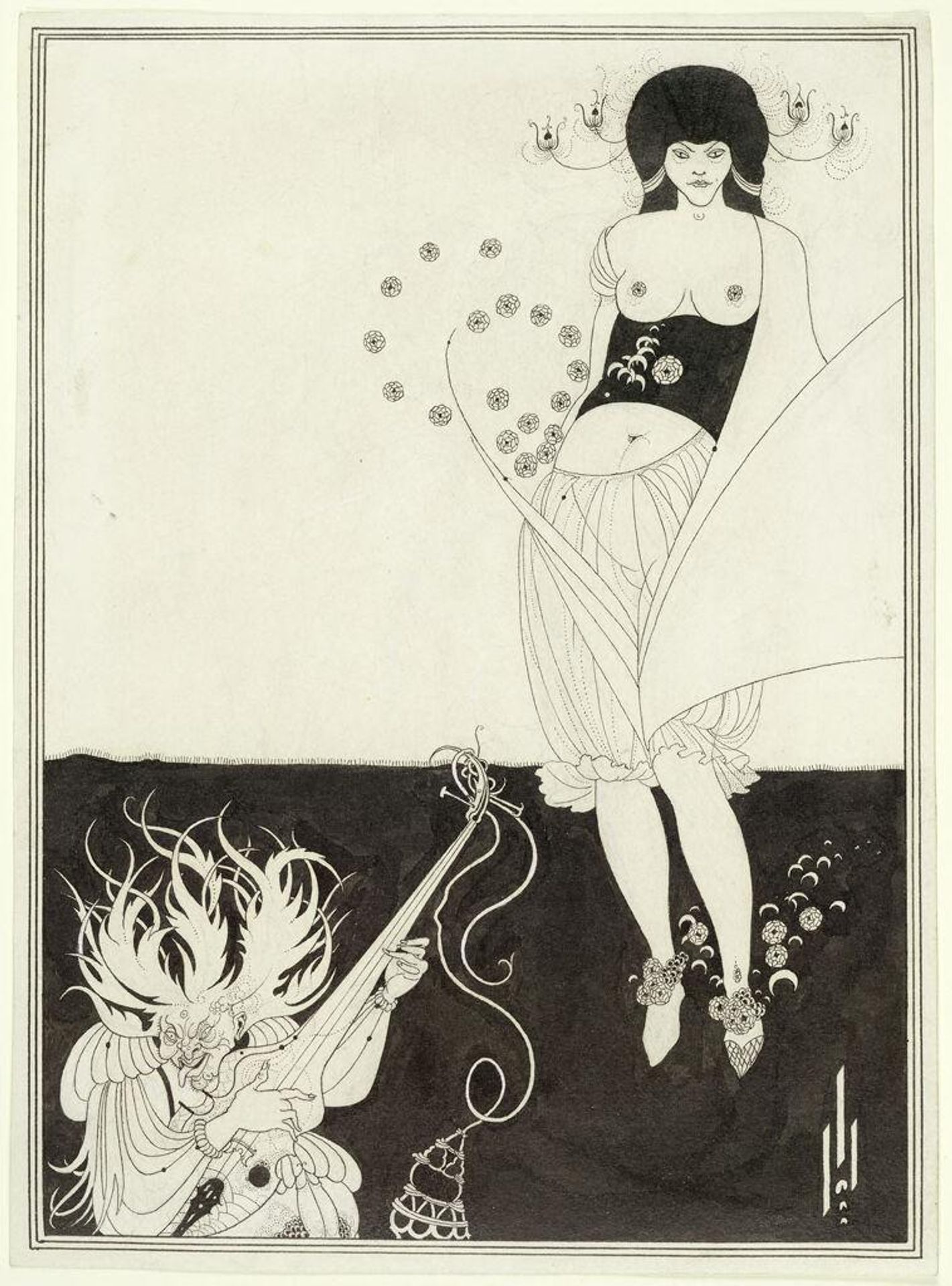 The Stomach Dance by Aubrey Vincent Beardsley
