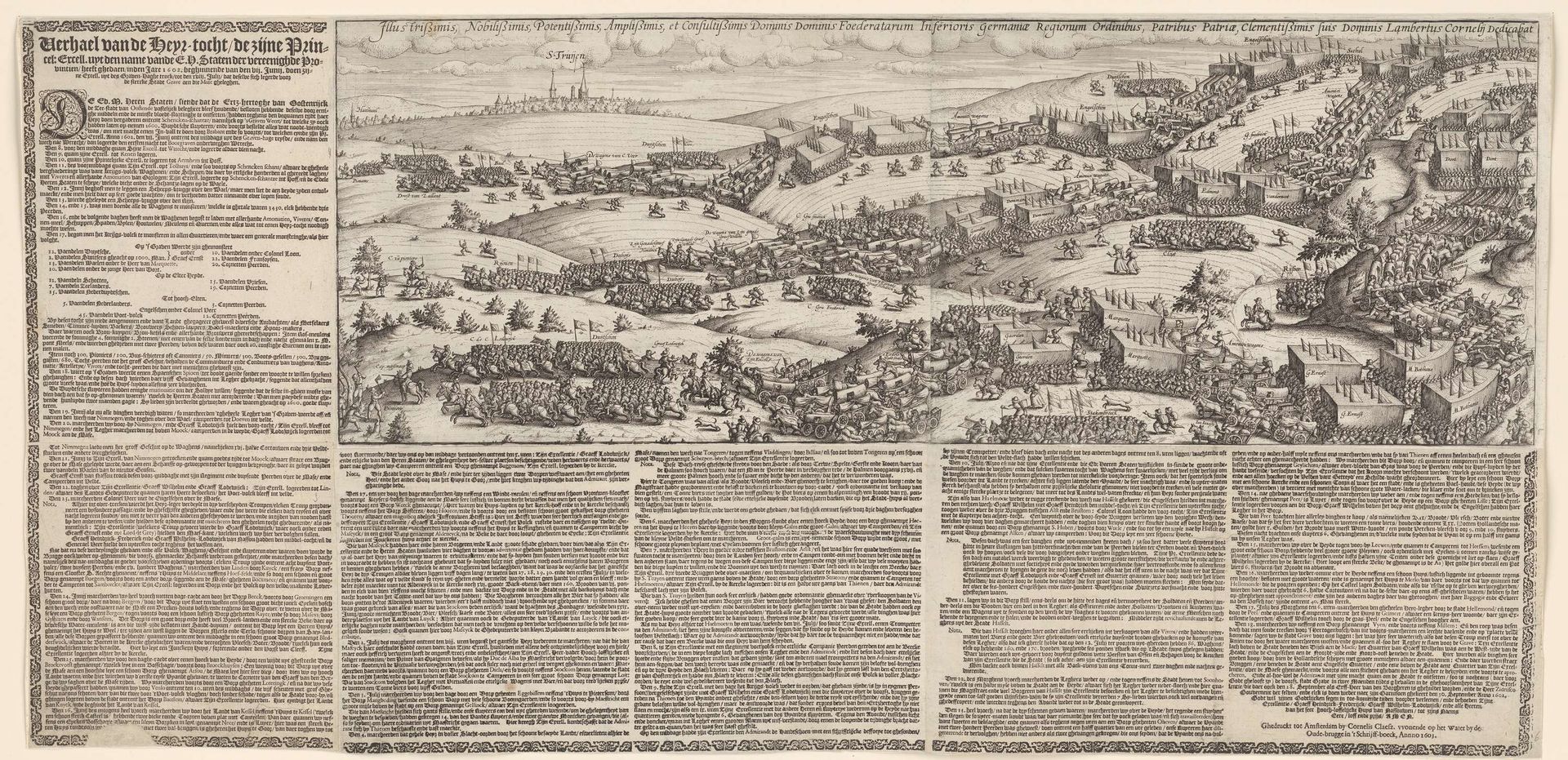 Tocht van Maurits door Brabant naar Grave, 1602 by Lambert Cornelisz
