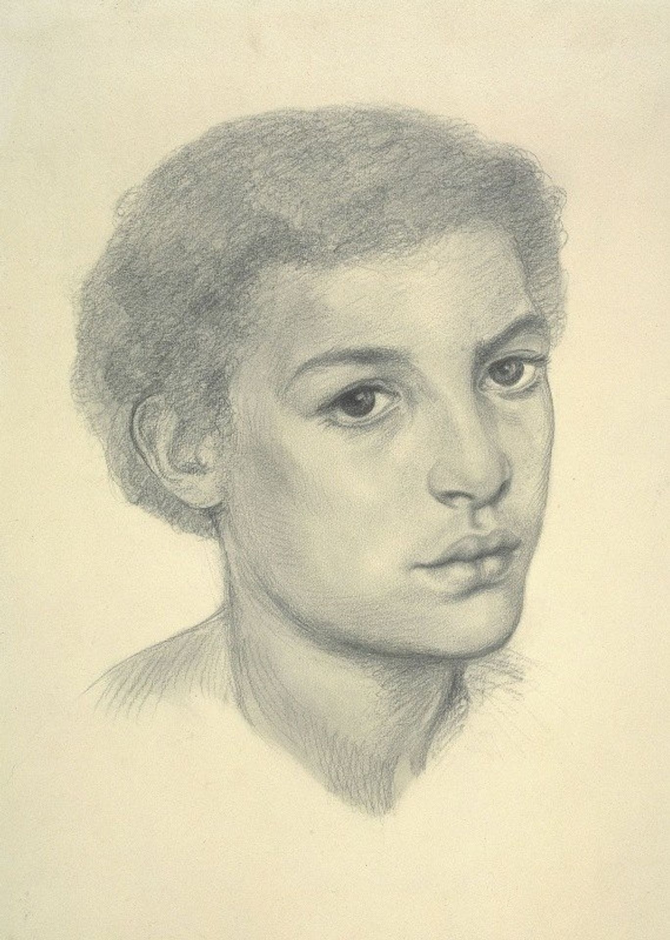 The Beloved – Study for the Black Girl by Dante Gabriel Rossetti
