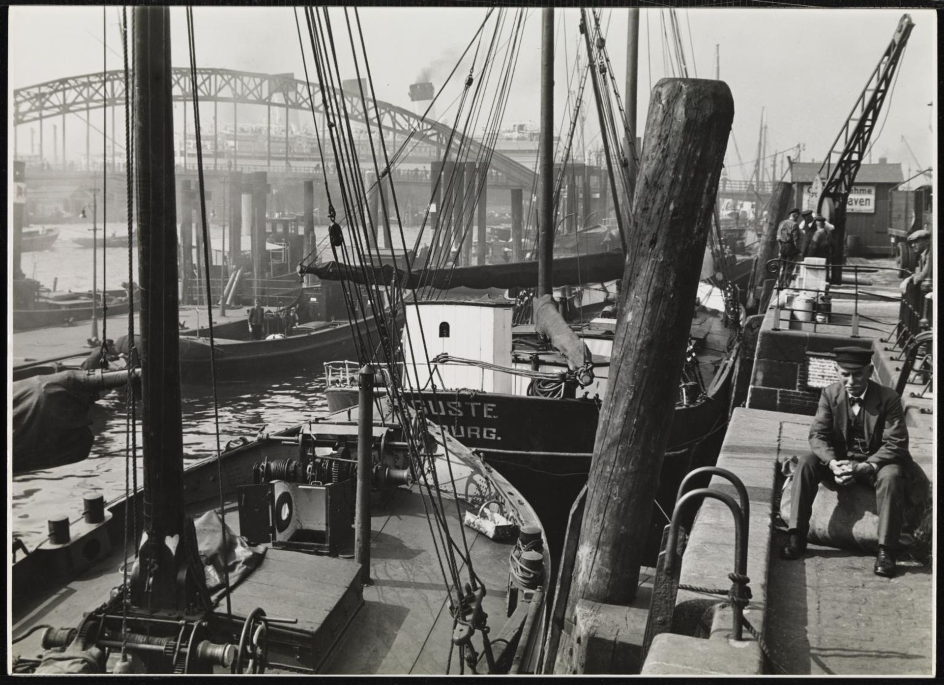 Hamburg, Port by Albert Renger-Patzsch