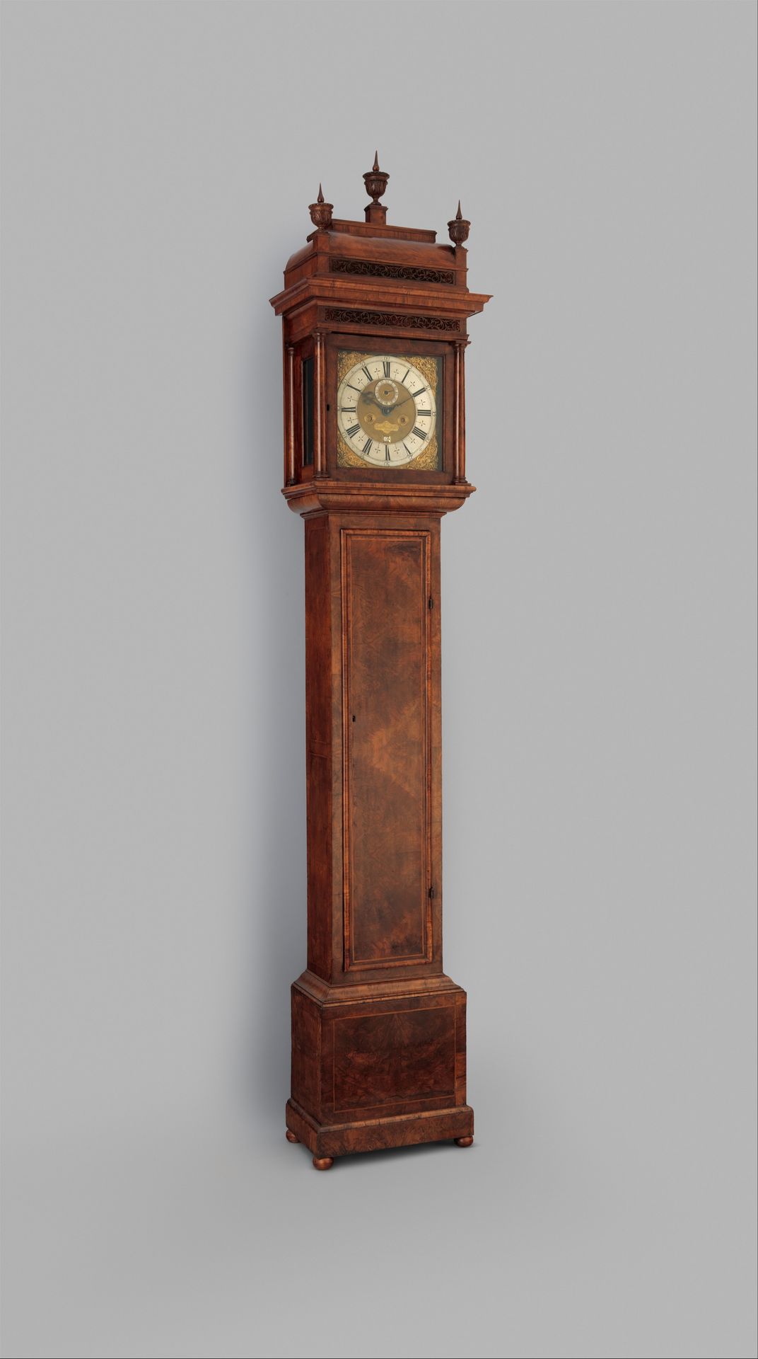 Longcase clock with calendar by Thomas Tompion