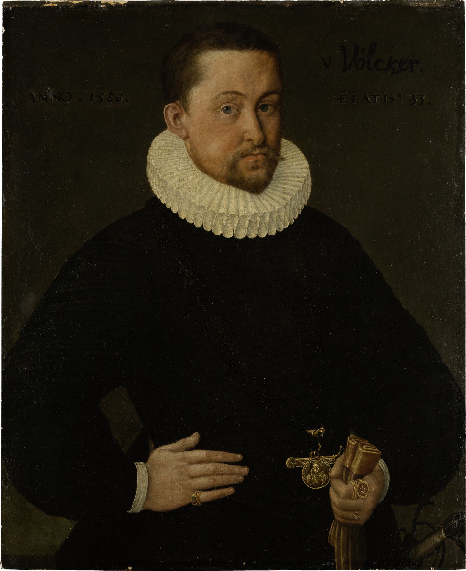 Portrait of Johann Philipp Völker by Anonymous