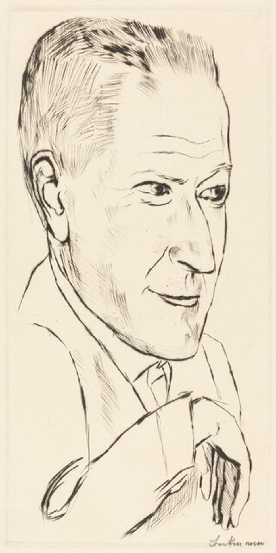 Reinhard Piper by Max Beckmann