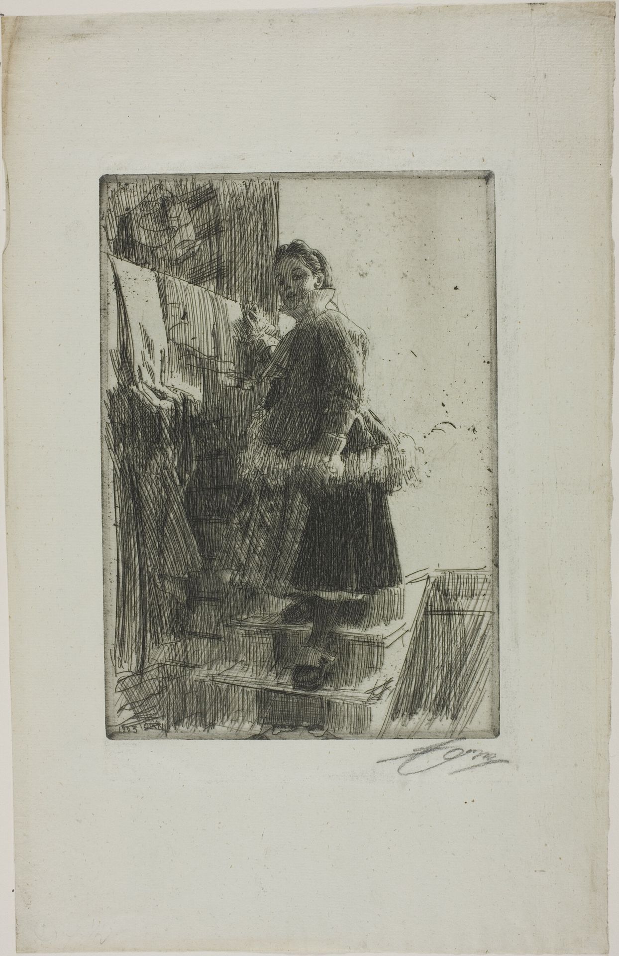 The Storehouse by Anders Zorn