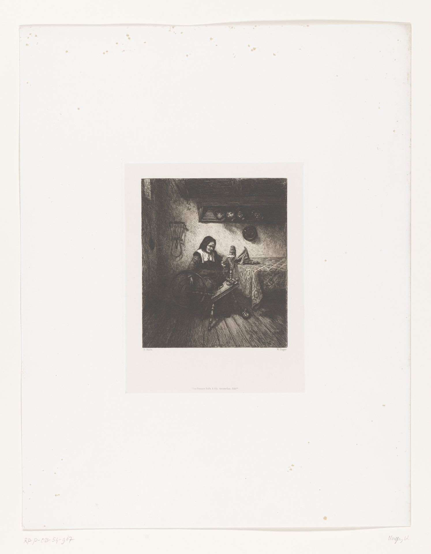 De spinster by William Unger