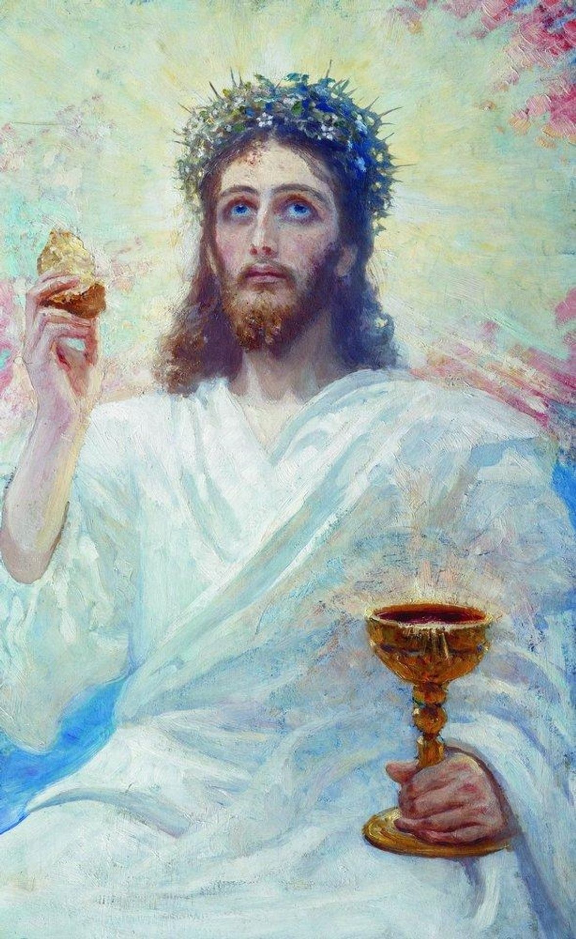 Christ with a bowl by Ilya Repin