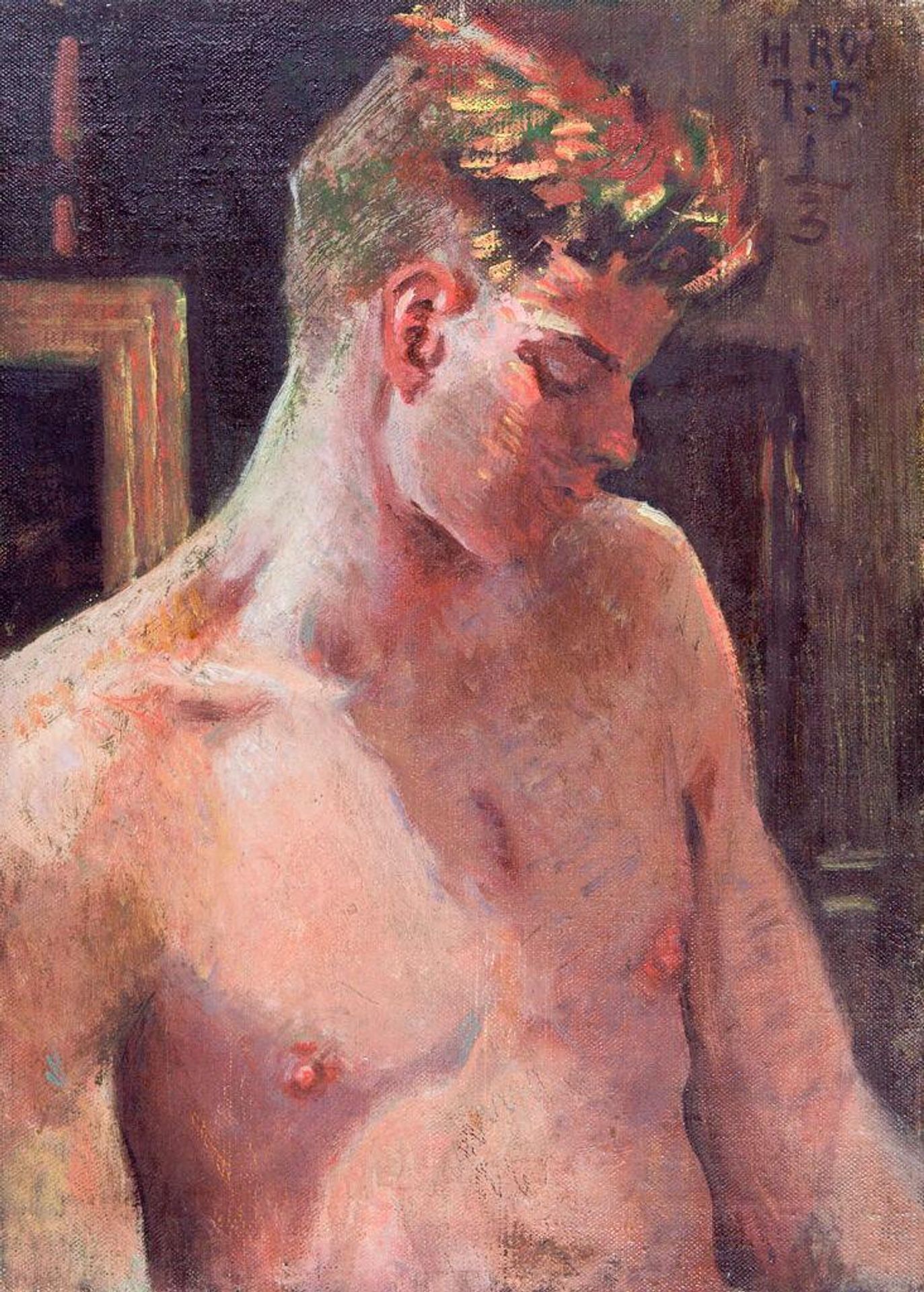 Profile Portrait of a Young Man by Denman Waldo Ross