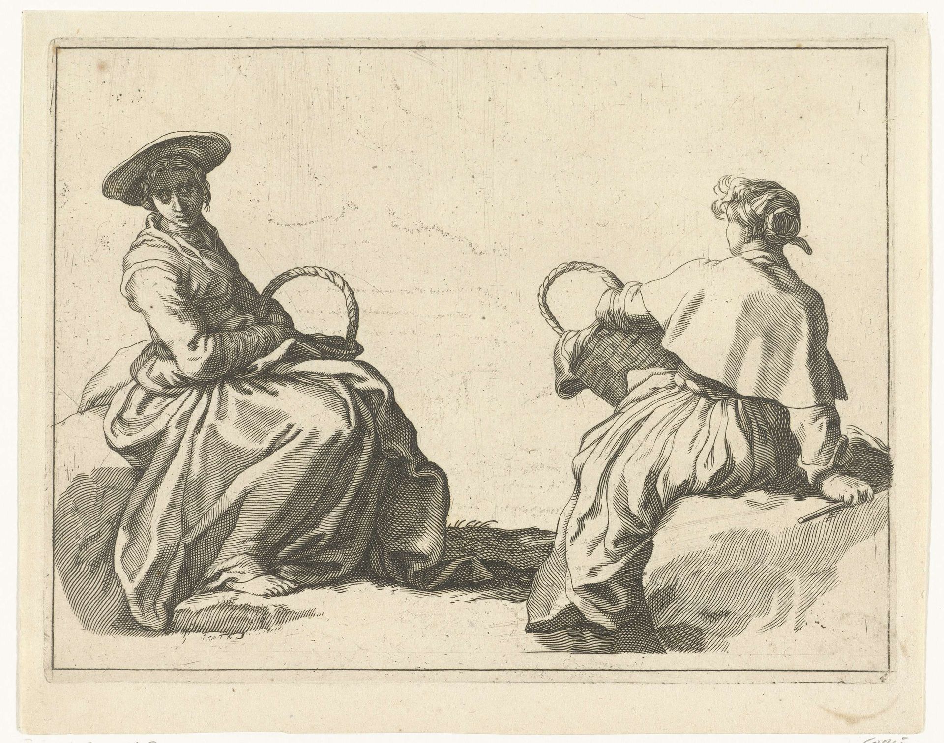 Twee vrouwen by Anonymous