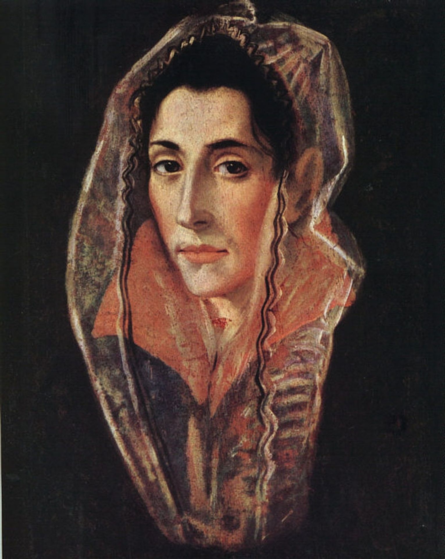 Female portrait by El Greco (Domenikos Theotokopoulos)