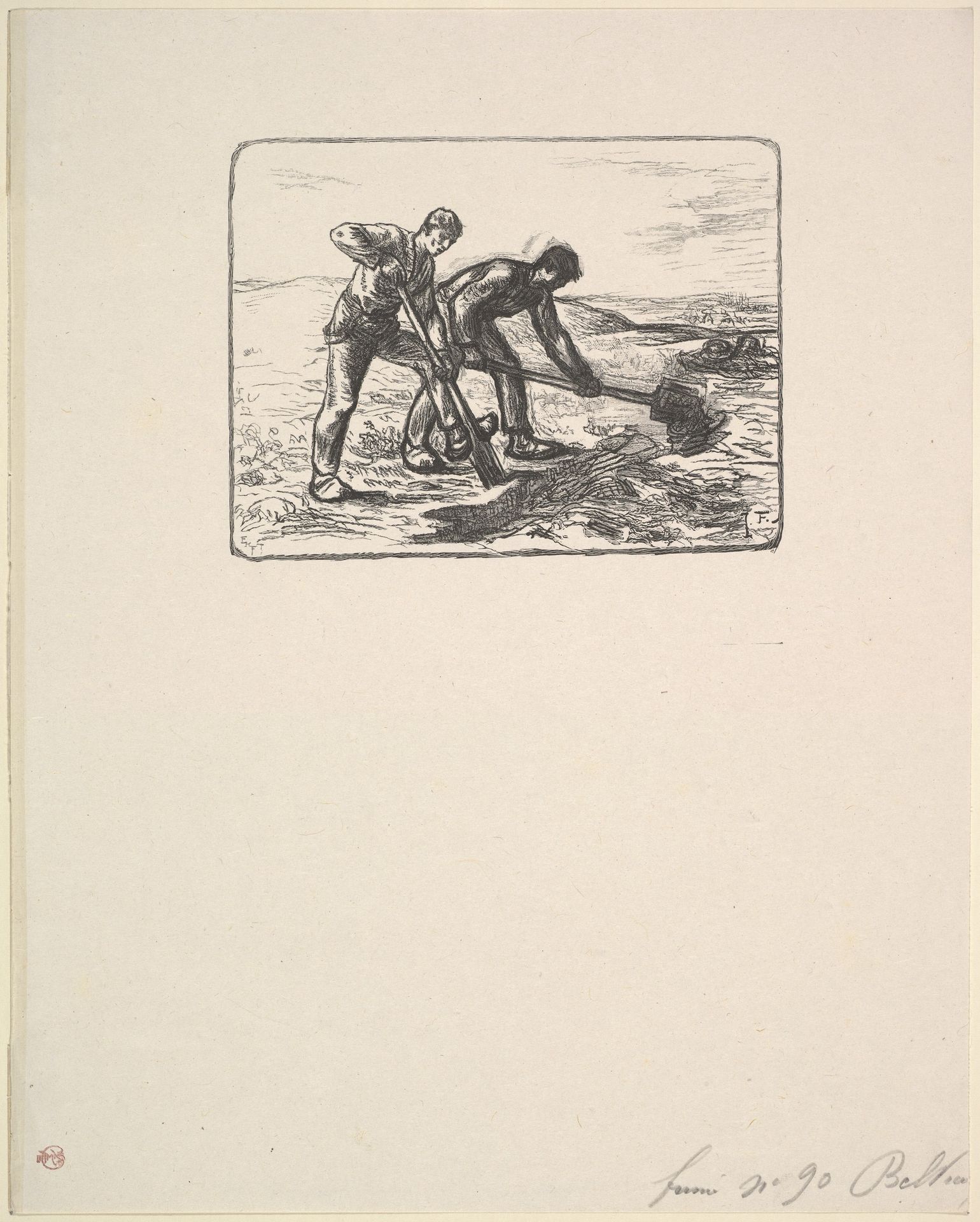 The Diggers by Jean-François Millet