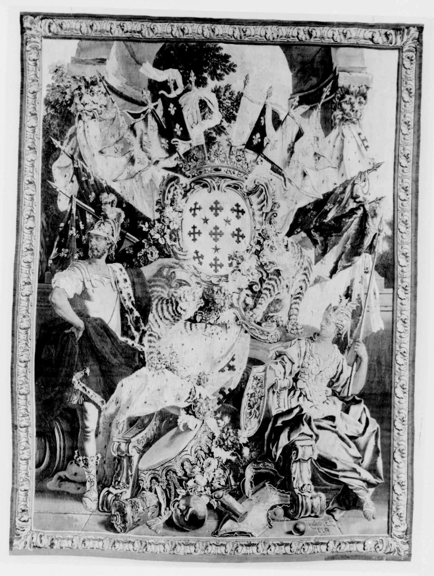 Arms of Joseph Marie, Second Duc de Boufflers by Jean-Baptiste Oudry