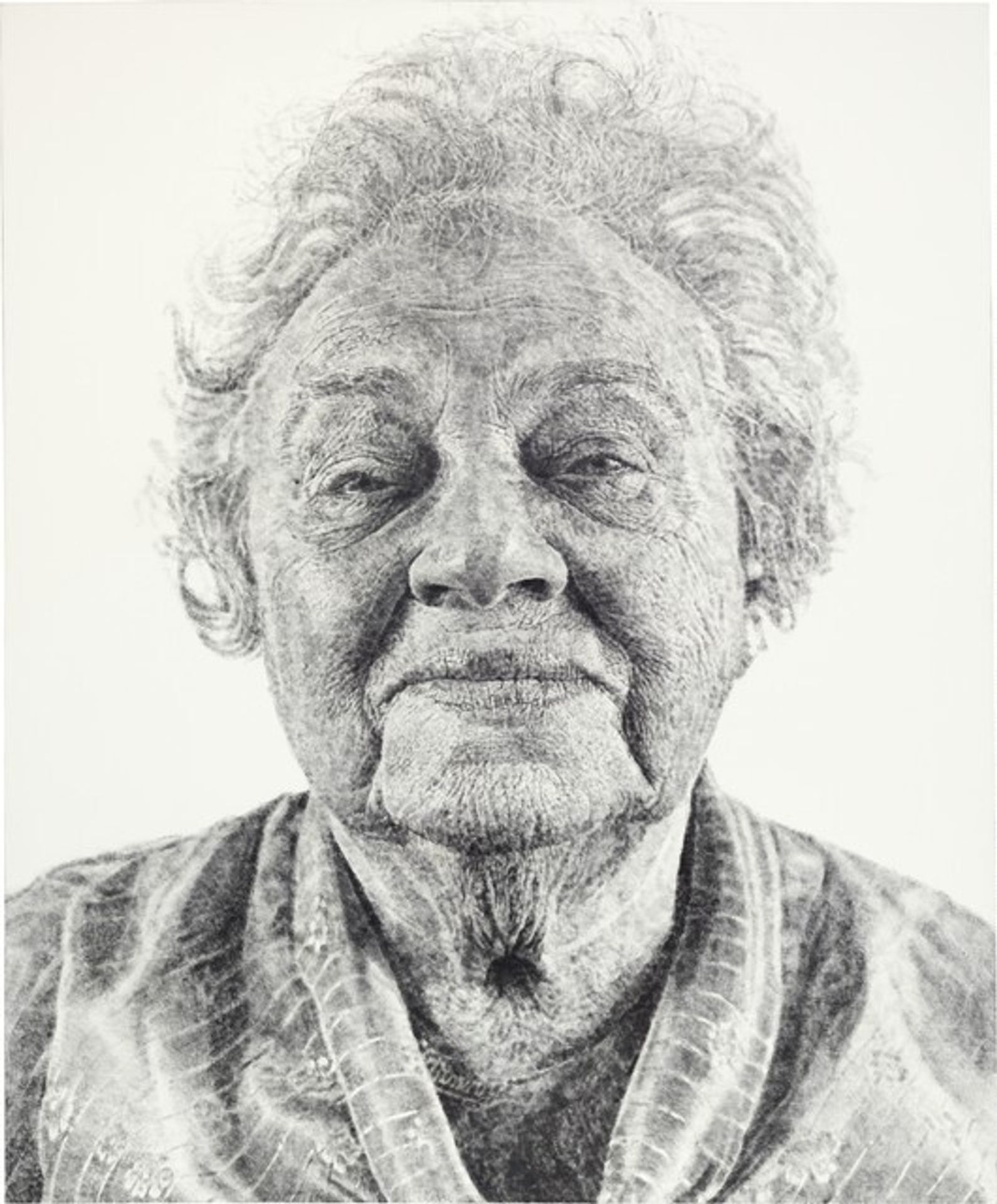 Fanny/Fingerpainting by Chuck Close