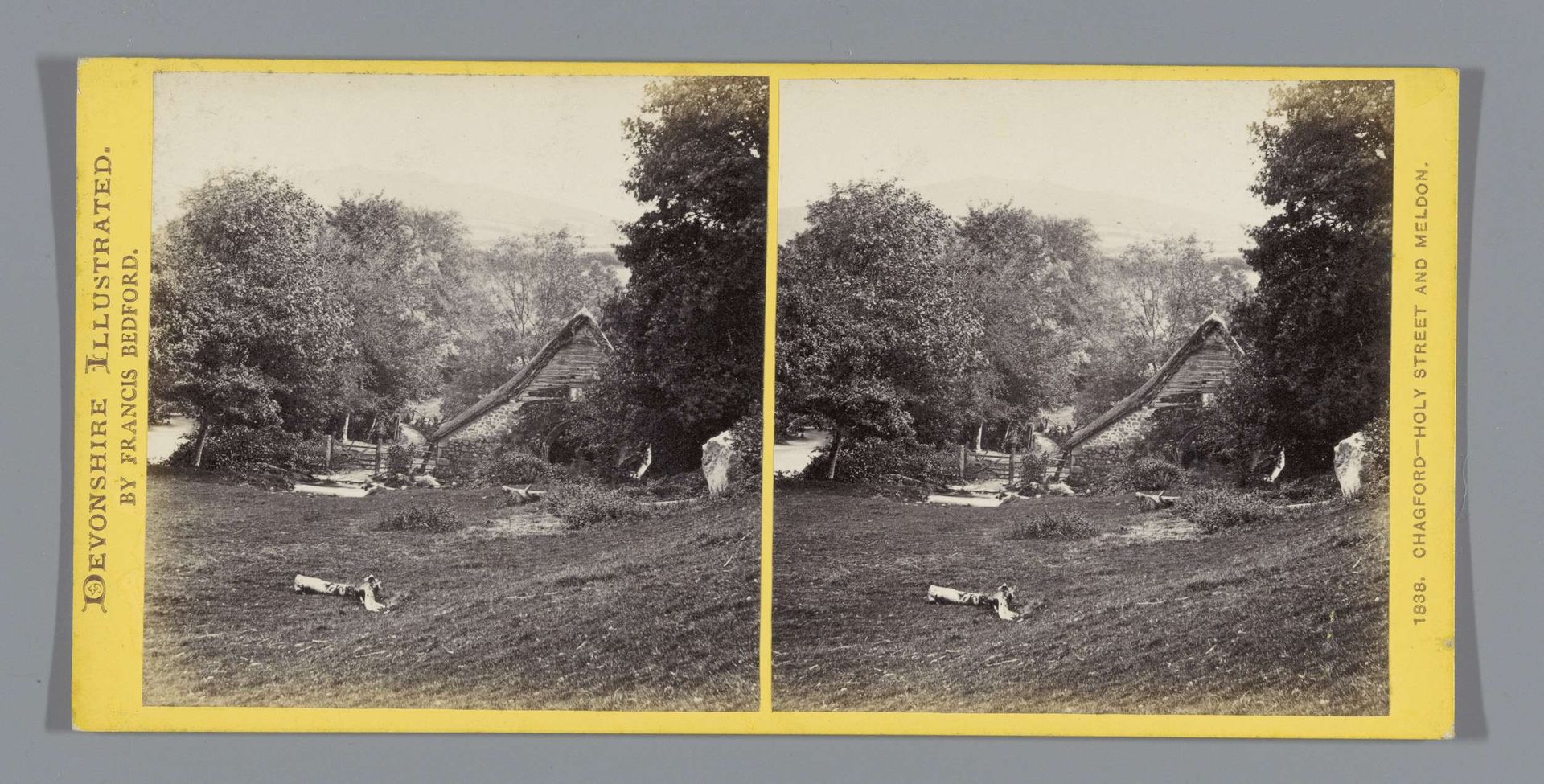 Gezicht op de Holy Street Mill nabij Chagford by Francis Bedford