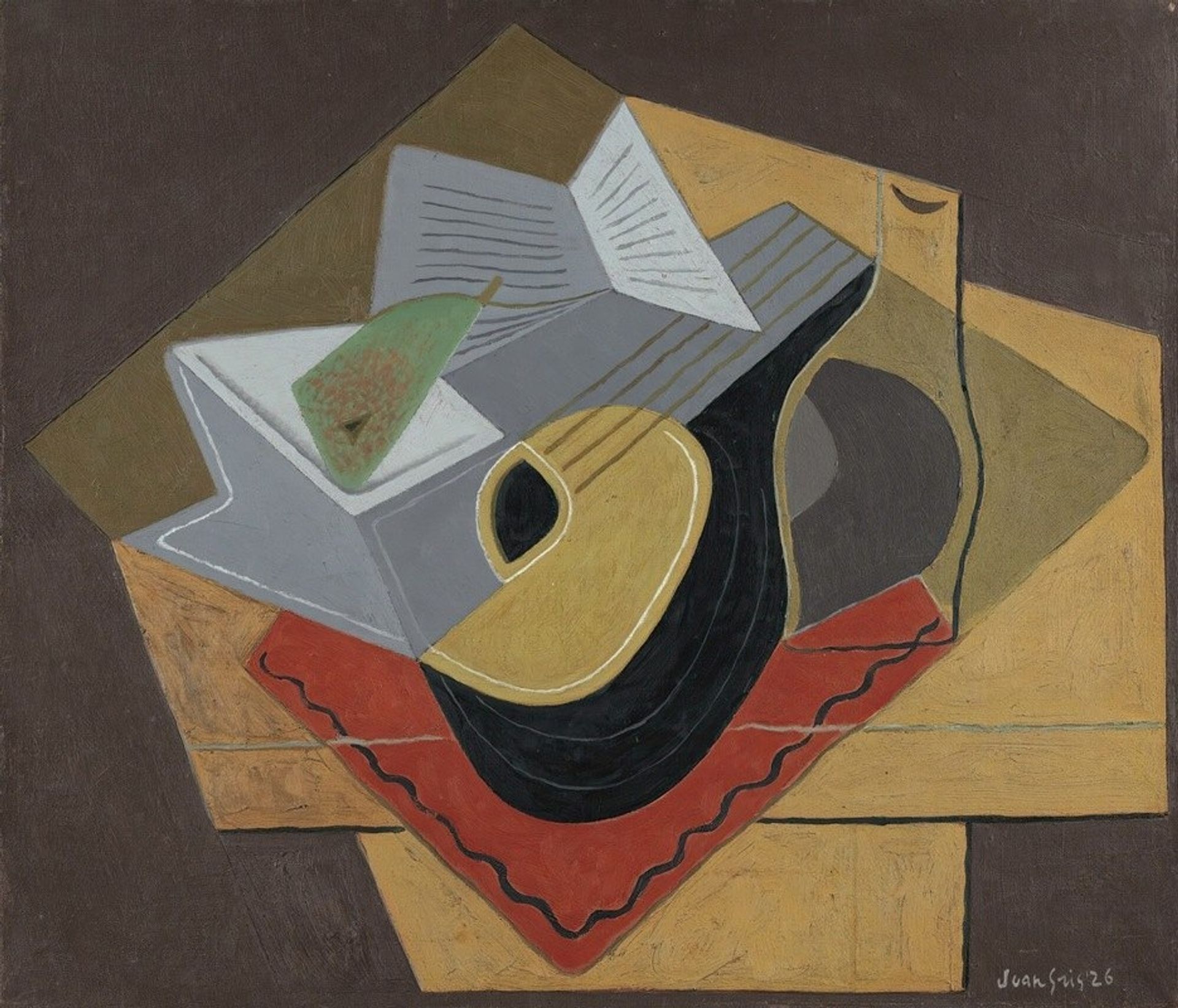 La Mandoline Noire by Juan Gris