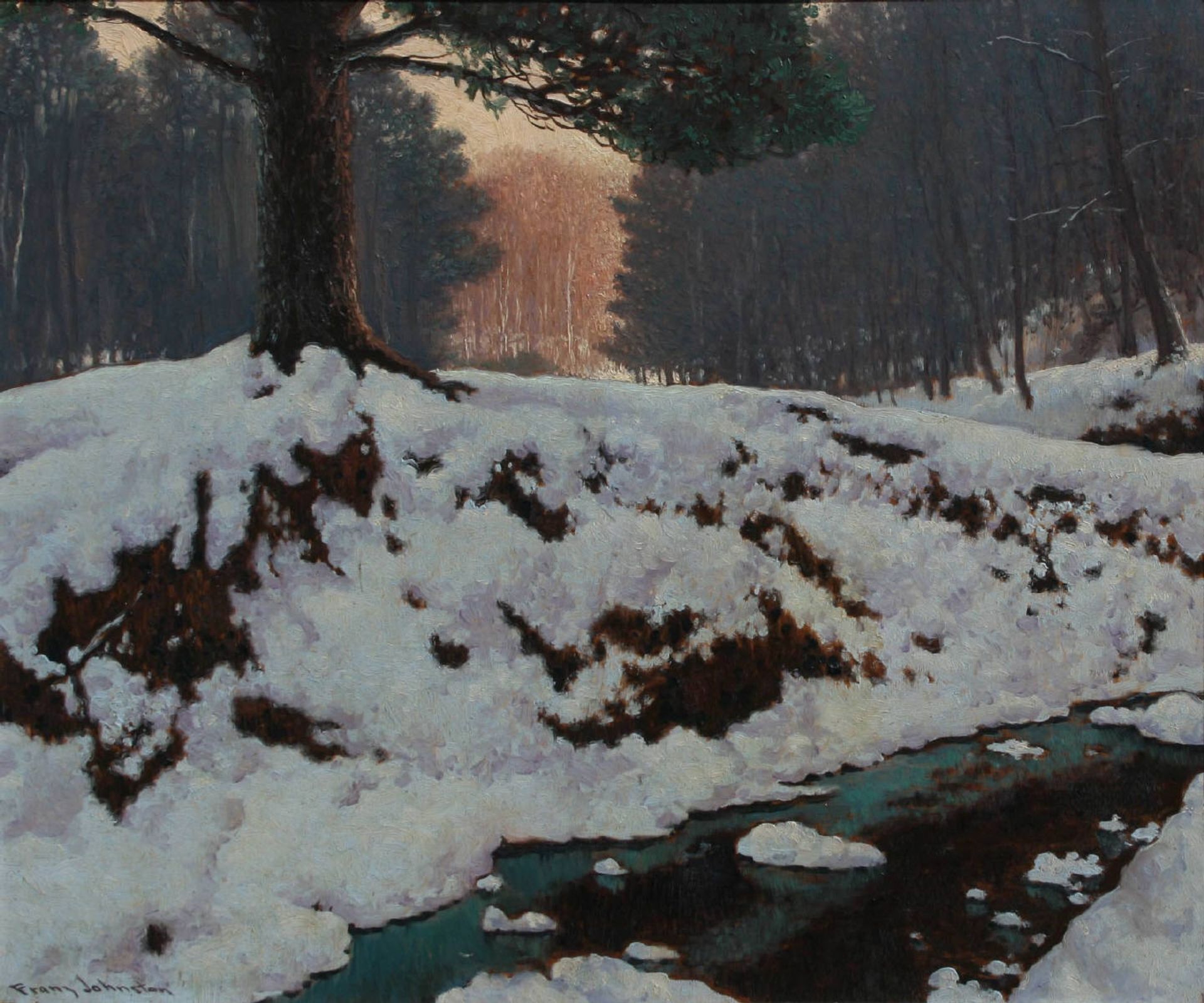 The Shadowed Valley by Frank Johnston