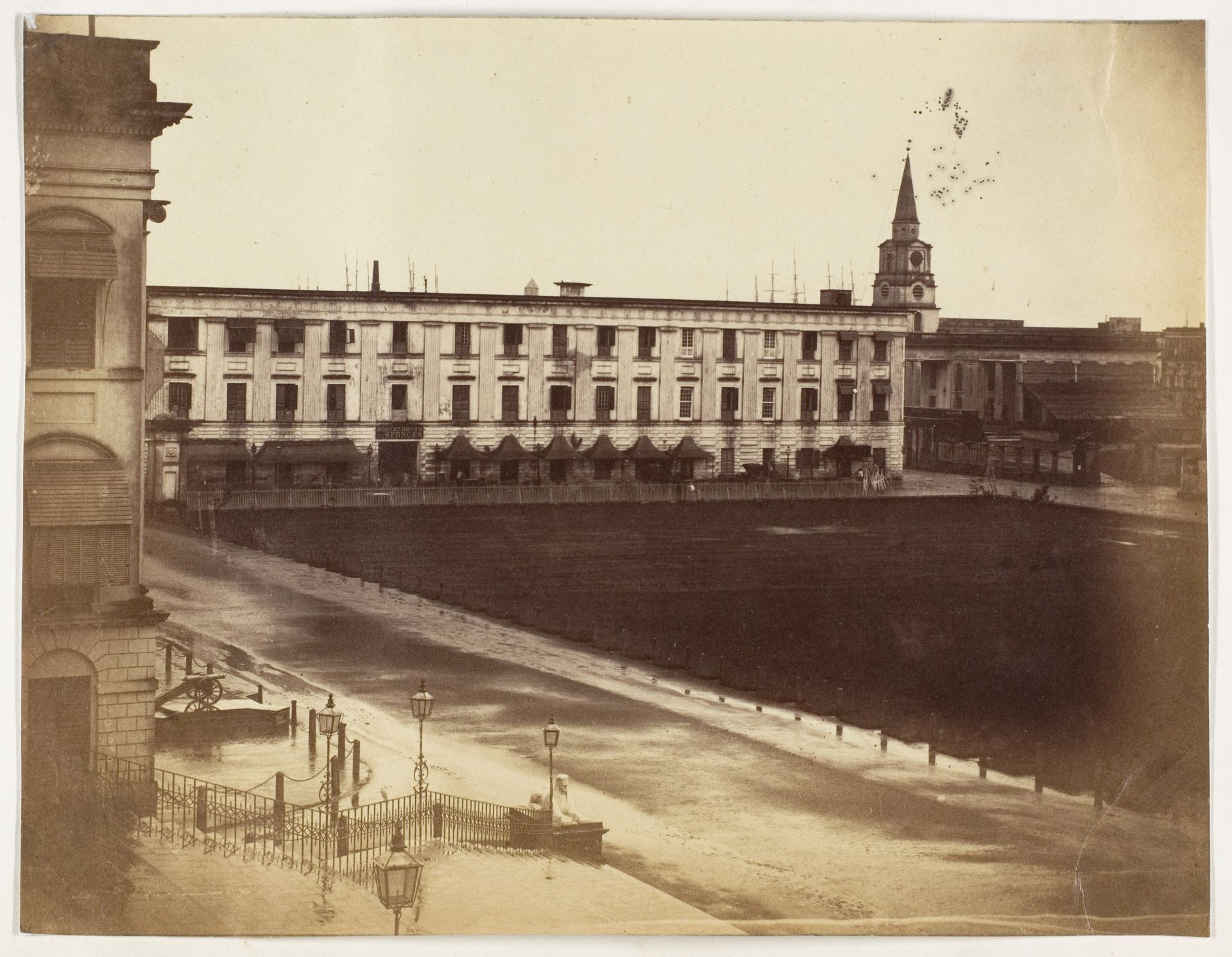 [Spence's Hotel & St. John's Cathedral, Calcutta] by John Constantine Stanley