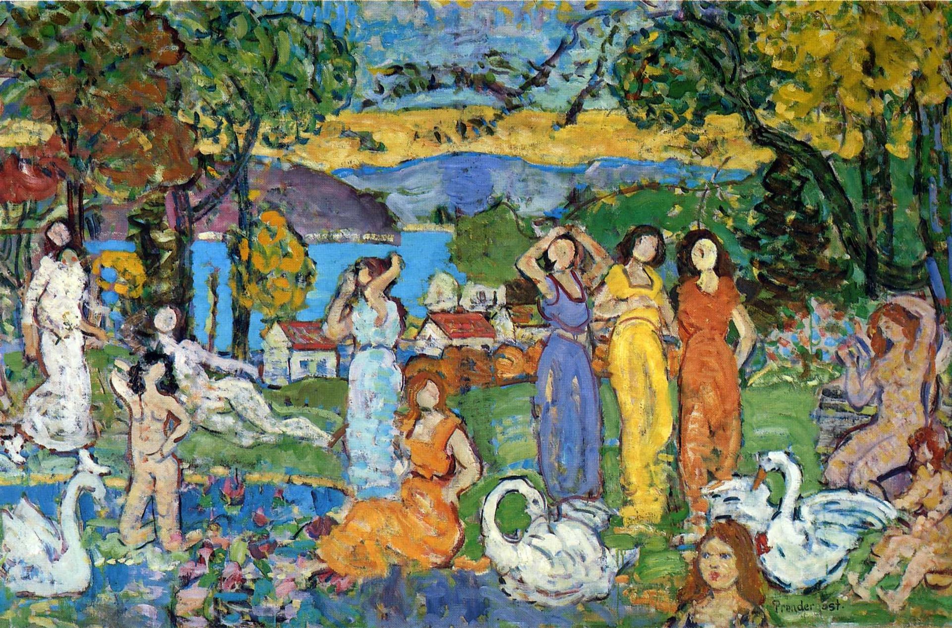 The Picnic by Maurice Prendergast