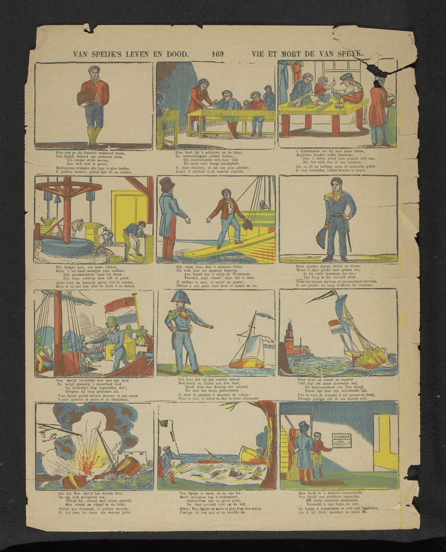 Van Speijk's Leven en Dood 169 Vie et Mort de Van Speyk by Brepols & Dierckx zoon