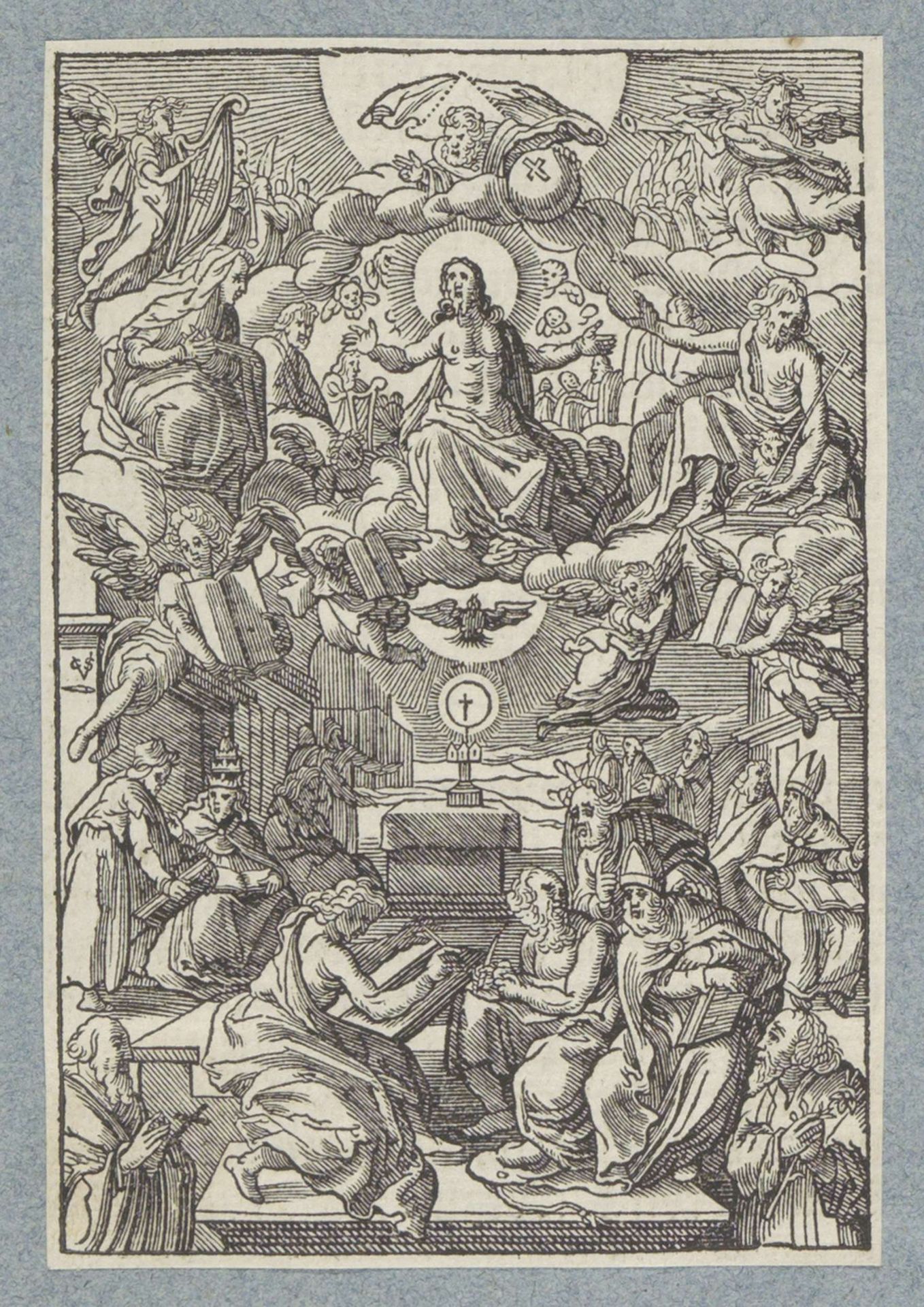 Twist tussen de kerkvaders over het heilig sacrament by Christoffel van (II) Sichem