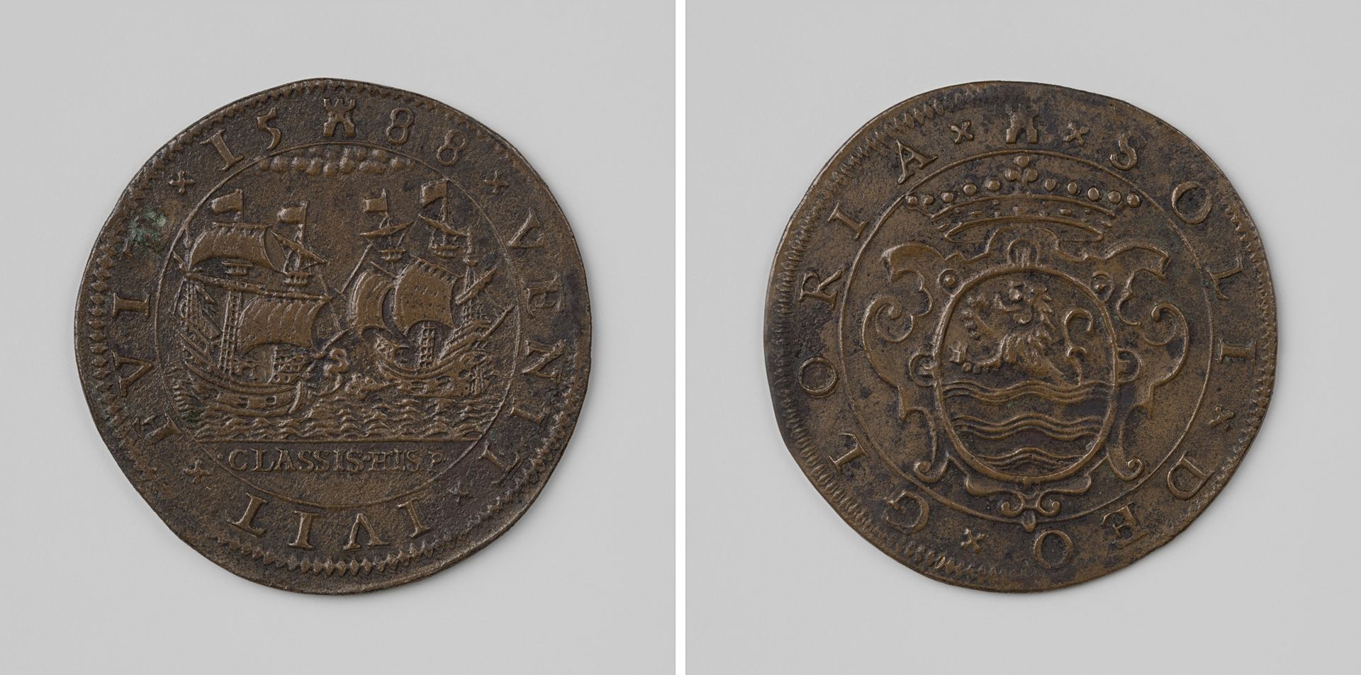 Vergaan van de Spaanse armada by Anonymous