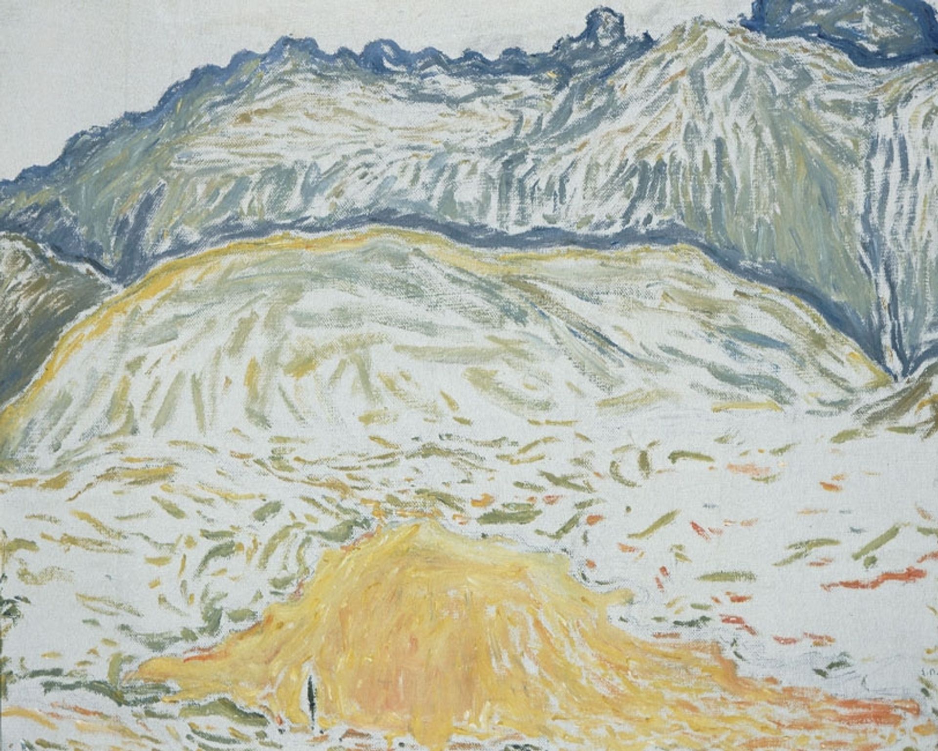 Landscape from Delphi by Spyros Papaloukas