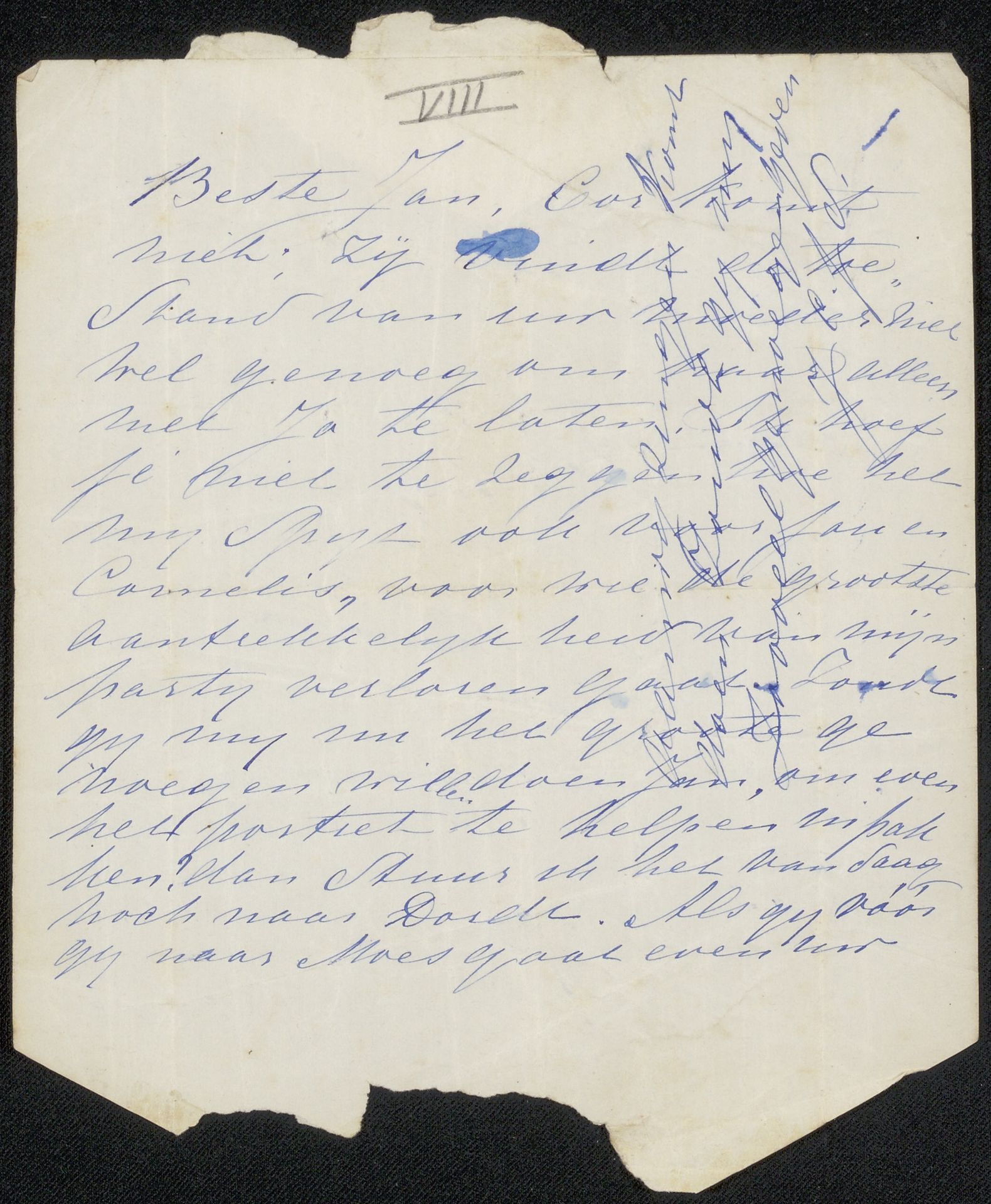 Brief aan Jan Veth by Jacoba Cornelia Jolles-Singels