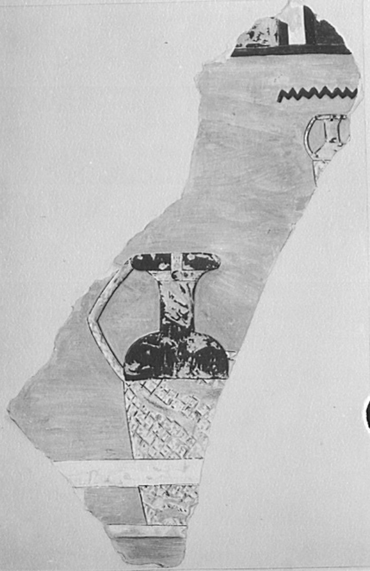 Facsimile painting of a jar from the Tomb of Meketre by Charles K. Wilkinson