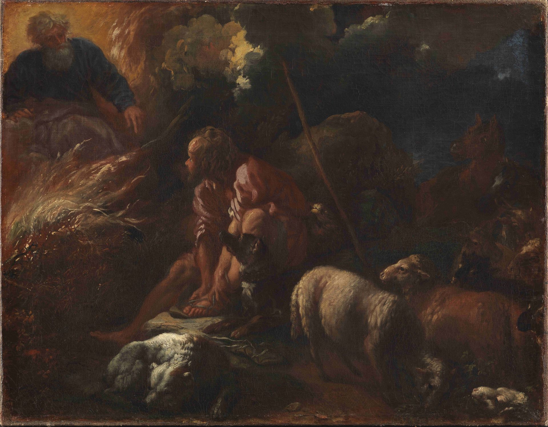 Moses and the Burning Bush by Lieven Mehus