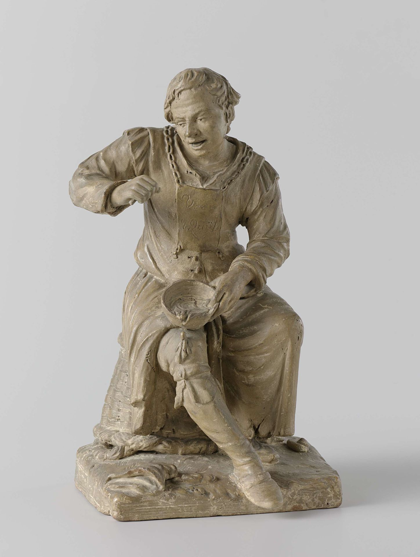 Young Man Eating Porridge by Jan (I) Smeltzing