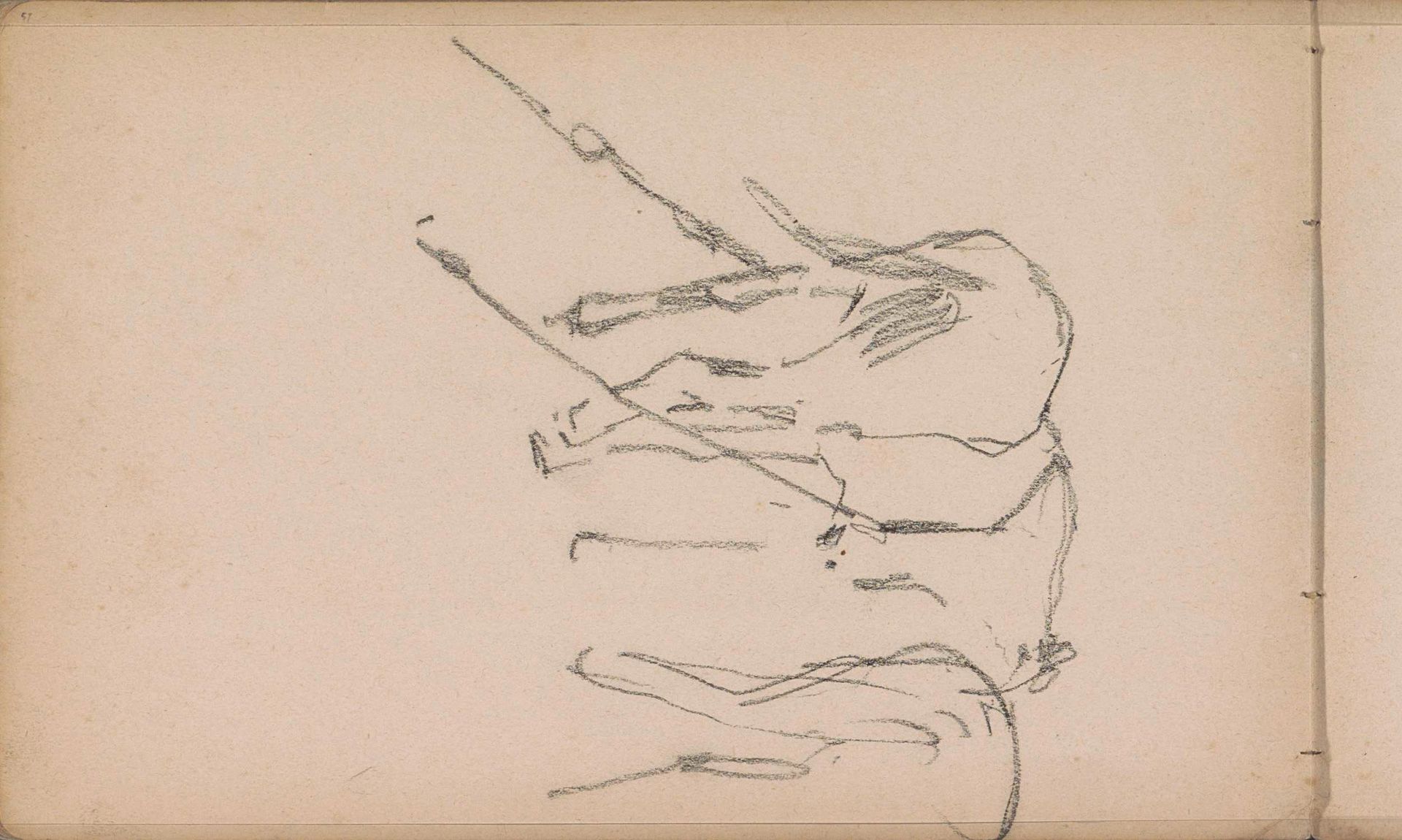 Twee trekpaarden by George Hendrik Breitner