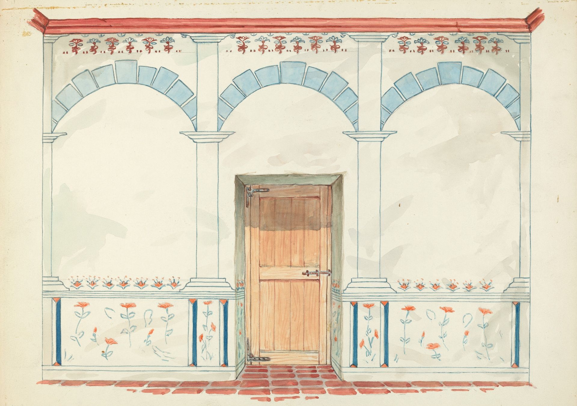 Restoration Drawing by Robert W.R. Taylor