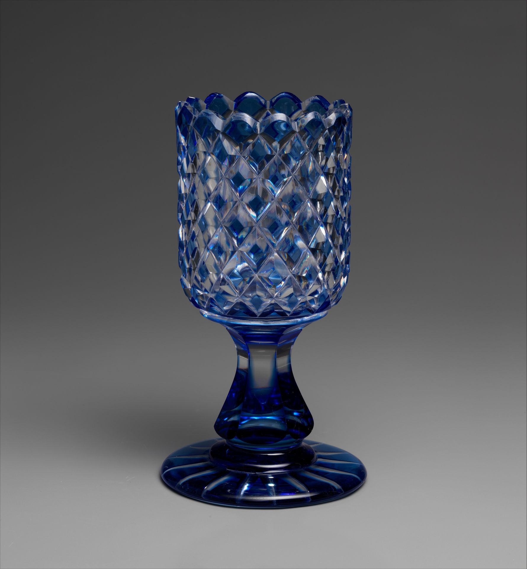 Celery vase by Brooklyn Flint Glass Company
