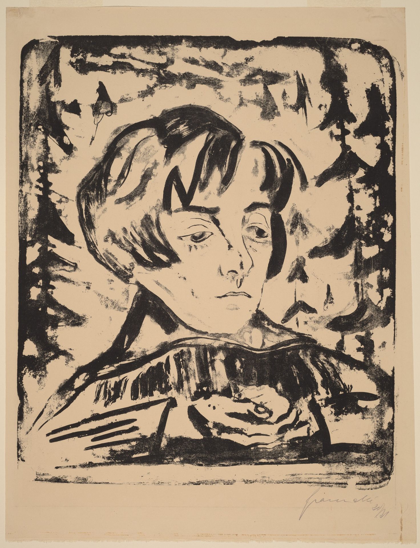 Listening by Walter Gramatté