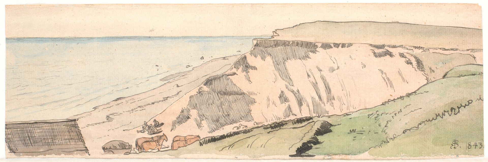 Kløften ved Helenes kilde i Tisvilde by P.C. Skovgaard