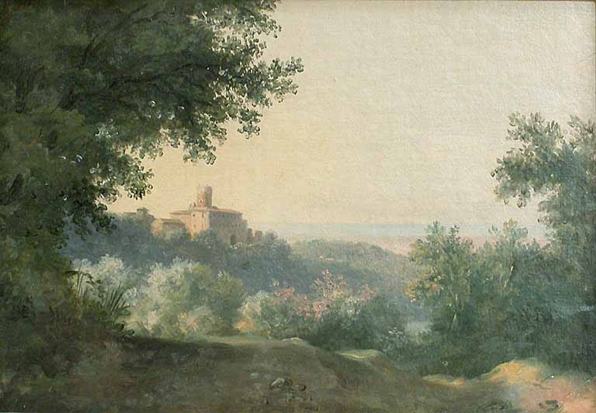 View of the Palace of Nemi by Pierre-Henri de Valenciennes