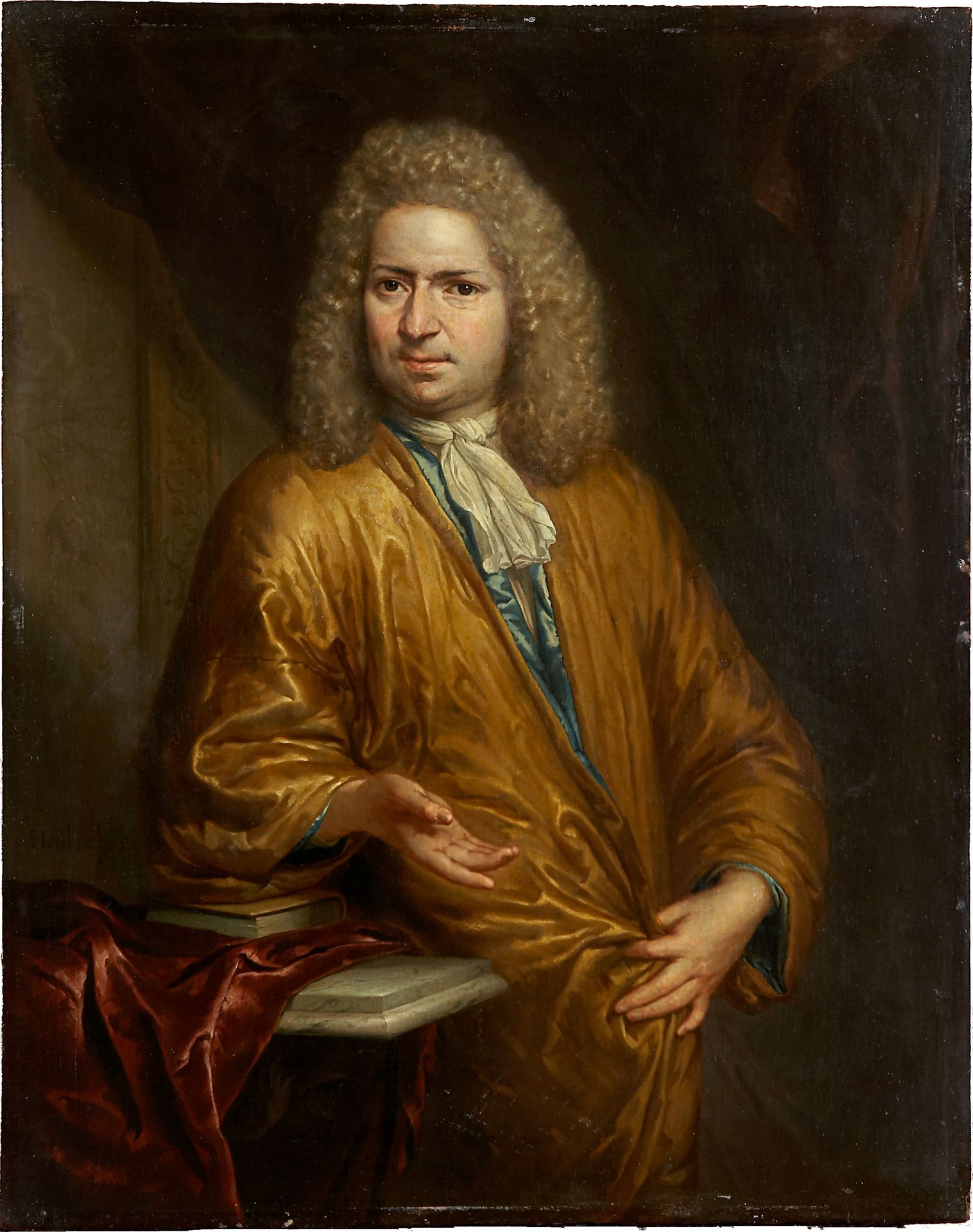 Portrait of a Man (Rudolf van Loen_) by Arnold Houbraken